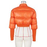 Stand-Up Collar Short Puffer Jacket