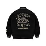 Travis Scott Embroidered Wool Baseball Jacket