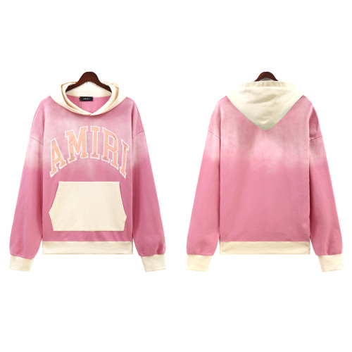Letter Logo and Splatter Paint AM Hoodie