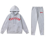 Men's padded (with fleece) top Sweatshirt Hoodie Jogger Pants Set