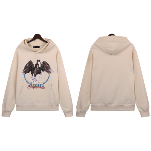 Letter Logo and Splatter Paint AM Hoodie