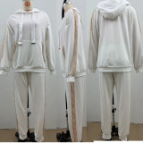 Shimmering Sequin Pocket Hoodie and Jogger Set