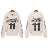 Distinctive Skull Print Hoodie
