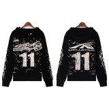Distinctive Skull Print Hoodie