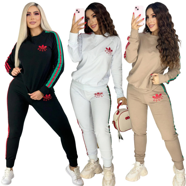 Long Sleeve Minimalist Sports Two-Piece Set