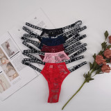 Seamless Lace T-Back Panties for Women