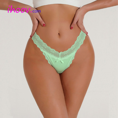Multicolor Cotton Lace Women's Panties