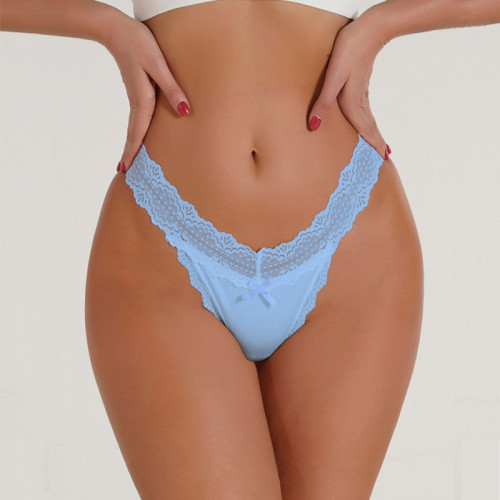 Multicolor Cotton Lace Women's Panties