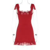 Sexy Off-Shoulder Bodycon Mini Dress