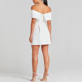 Lavender Sleeveless Chic Mini Dress women's skirts