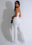 Sleeveless Color-Block Bodycon Jumpsuit