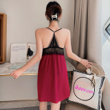 Lace-Trimmed Two-Piece Cami Robe Set