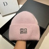 Rabbit Fur Knit Winter Thickened Warmth Hat