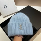 Cozy Long Rabbit Fur Knit Hat