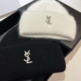 Cozy Long Rabbit Fur Knit Hat