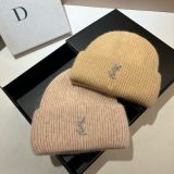 Cozy Long Rabbit Fur Knit Hat