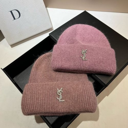 Cozy Long Rabbit Fur Knit Hat