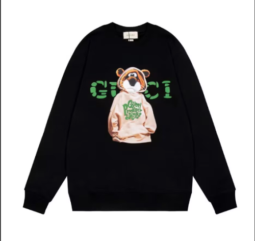 Graphic Cotton Crew Neck Long Sleeve T-Shirt