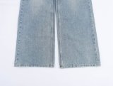 Chic Wide-Leg Denim Trousers