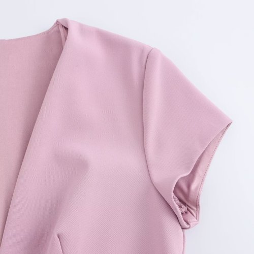 Ruffled Detail Mini Dress