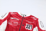 Vintage Floral Long Sleeve Baseball Jacket