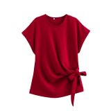 Soft Fabric Blouse & Midi Skirt Set