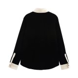 Chic Velvet Patchwork Shirt & Velvet Pants Set for Women