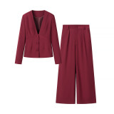 Elegant Tailored Suit Jacket Set