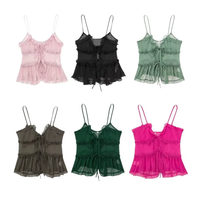 Sheer Layered Decorative Top