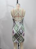 Sparkling Sexy Sequined Party Dress Mini Dress