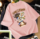Summer Casual Couple's Cotton T-Shirt for Women