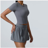 Quick-Dry Yoga Skirt Set