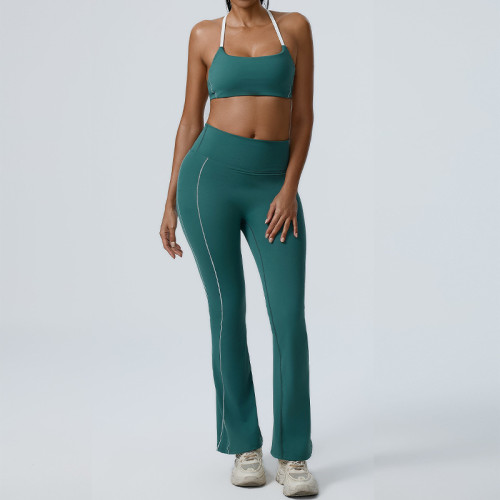 Sports Bra and Running Leggings Yoga Set