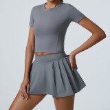 Quick-Dry Yoga Skirt Set