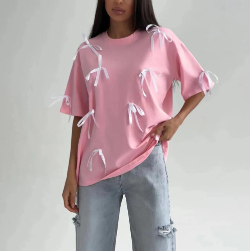 IHOOV Cotton Summer Street Style Loose Fit T-Shirt