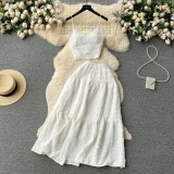 Cami Top and Flared Midi Skirt Sweet Two-Piece Set