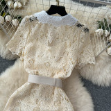 Lace Embroidered Dress for Women