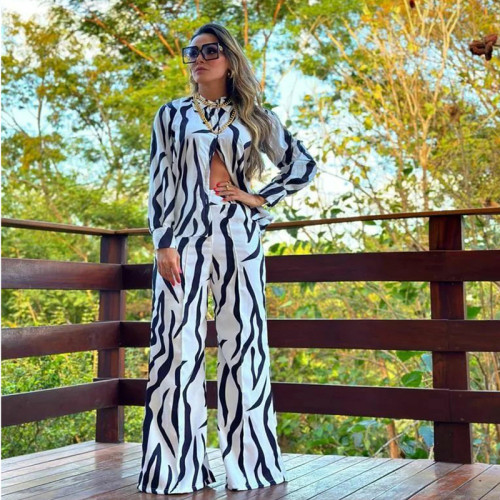 Women's Long Sleeve Shirt and Pants Set