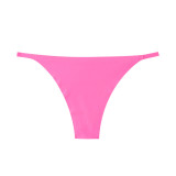 Seamless Ice Silk Thong with Cotton Crotch for Women