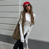 Ruffled Long Sleeve T-Shirt for Women
