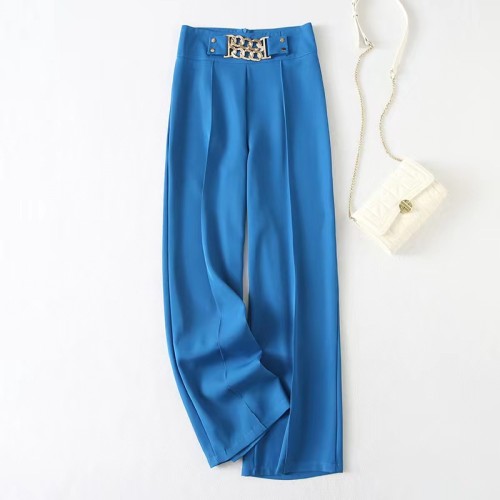 Stretchy  Casual Wide-Leg Pants Trousers for Women