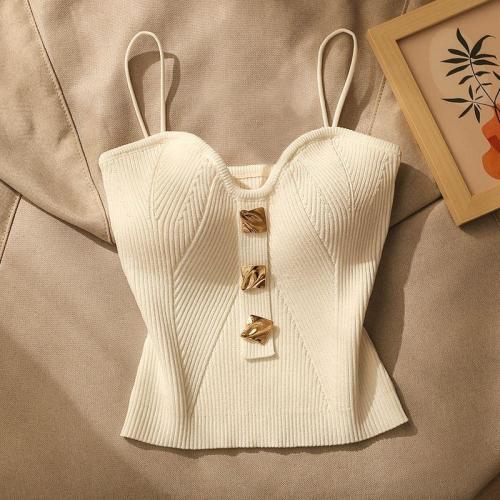 Knitted Strapless Camisoles for Women's Tank Top