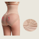High-Waist Powerful Shaping Abdomen Slimming Pants Breathable Open-Crotch Double-Layer Shapewear