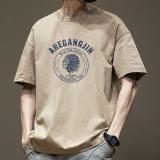 Men's Summer Loose-Fit Cotton Short Sleeve T-Shirt