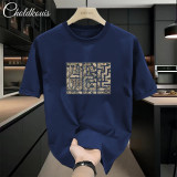 Men's Loose-Fit Pure Cotton Short Sleeve T-Shirt