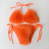 Fuzzy Fur Women's Bikini