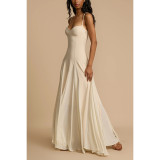 Cascading Strappy Maxi Dress