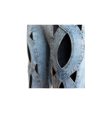 Unique Knotted Hollow Stretchy Denim Wide-Leg Jeans