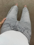 Luxury Wash Low-Rise Straight Jeans for Women