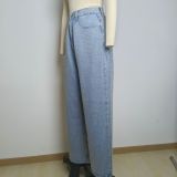 Luxury Wash Low-Rise Straight Jeans for Women